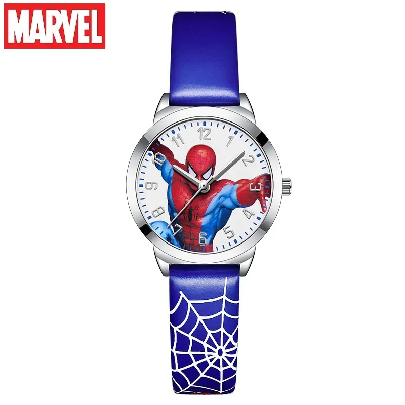 Marvel Spider Man dessin animé enfants montres Quartz montre-bracelet garçon étudiant mode horloge étanche pour garçon cadeau
