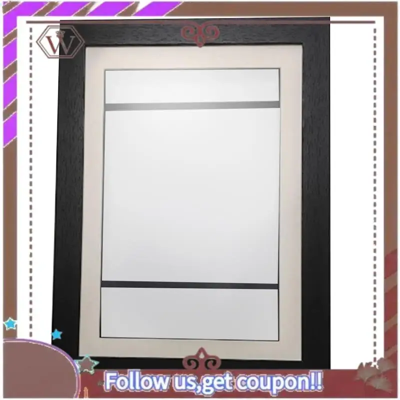 أحدث إطار صورة قابل للطي للأطفال مفتوح من الأمام إطارات عرض فنية للأطفال مقاس 13.8 × 10.4 بوصة، لصناعة الرسم للأطفال (أسود، قطعتان)