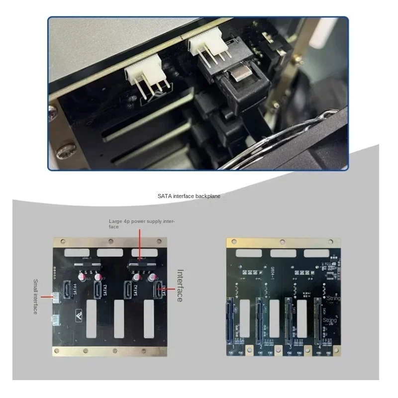 New Nas Storage Series 4-disk Mini Server Hot-swappable Chassis Network Industrial Control Equipment