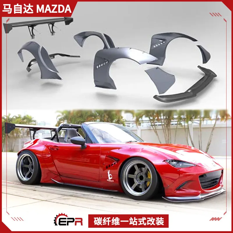 

Подходит для Miata Mazda MX5 ND, модификация Rocket Bunny, широкий корпус, полный комплект