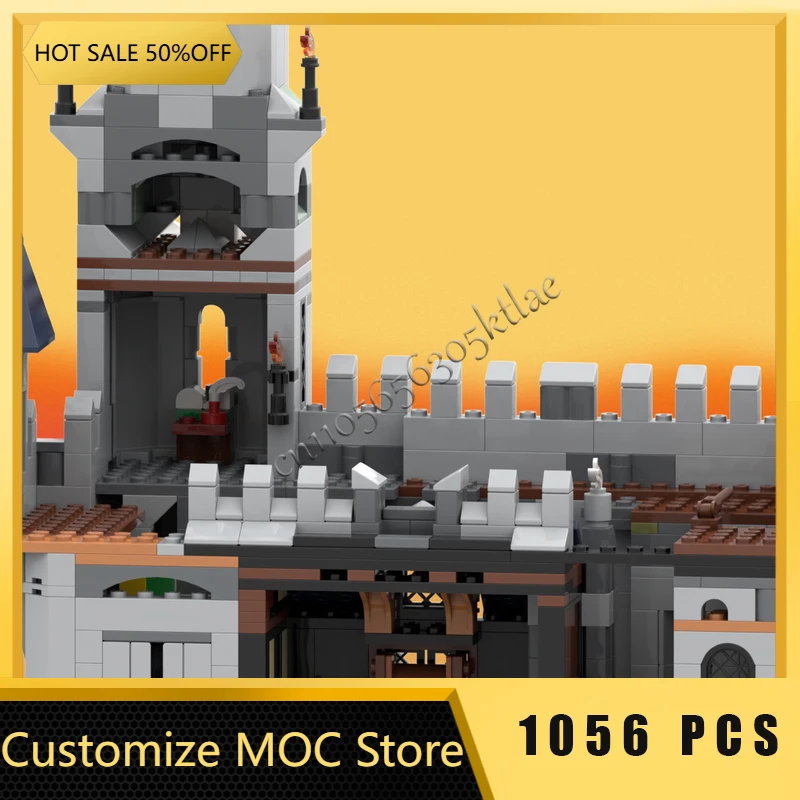 1056 PCS MOC Burg Turm Modell Architektur Detail Modulare Bausteine Kinder Montage Display Spielzeug Festival Überraschung Geschenke