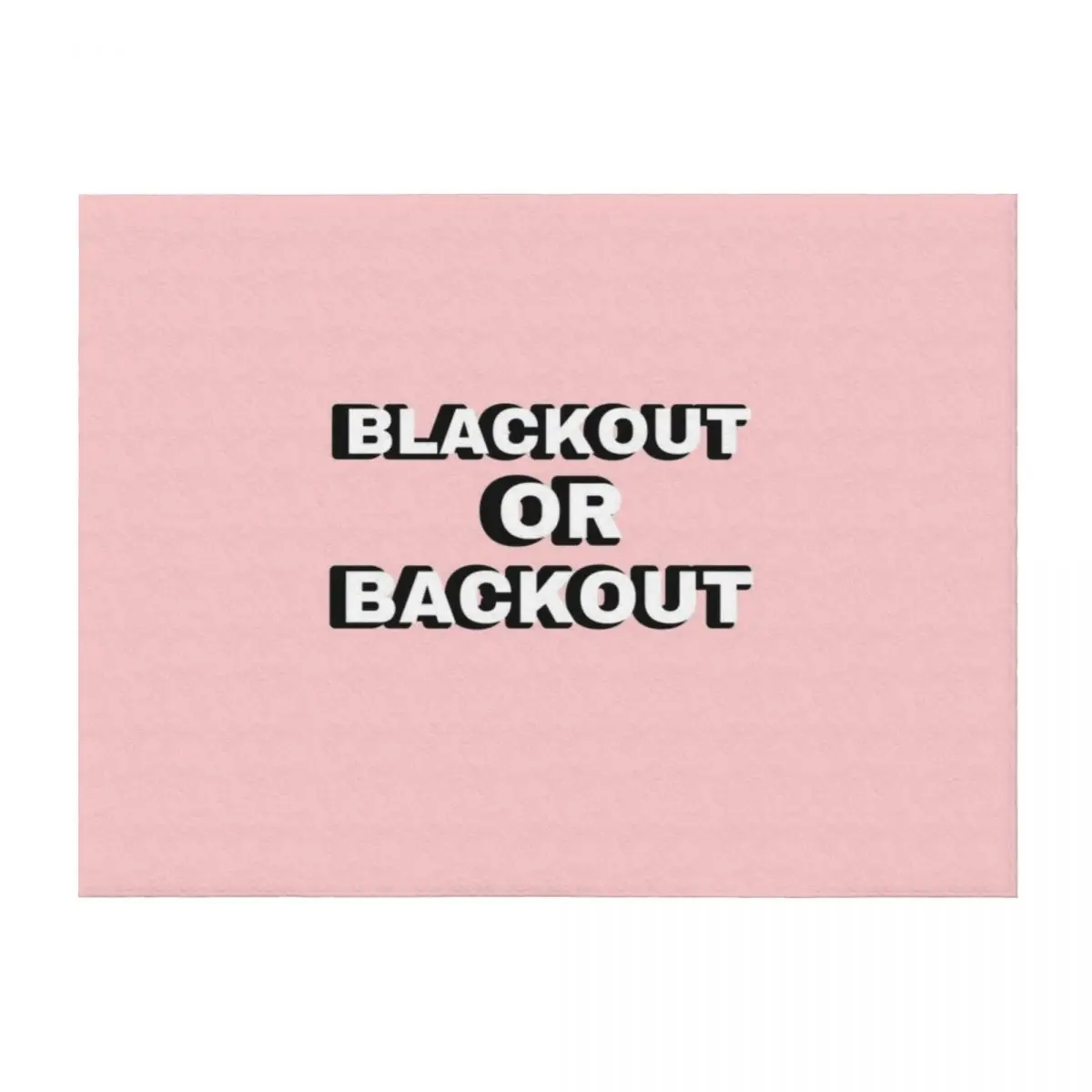 

Blackout OR Backout Throw Blanket Thins Beautifuls Heavy Decoratives Blankets