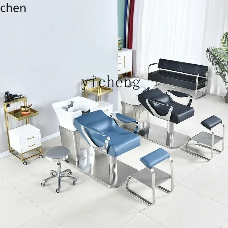 y8-  Shampoo Chair Hair Saloon Dedicated Barber Shop Hair Salon Shampoo Chair