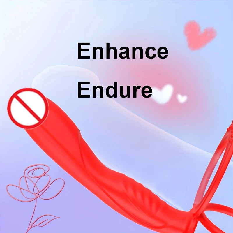 ของเล่นทางทวารหนักแบบสวมใส่สำหรับผู้ชาย ทำจากซิลิโคน รูปทรงอวัยวะเพศชายแบบสองช่อง