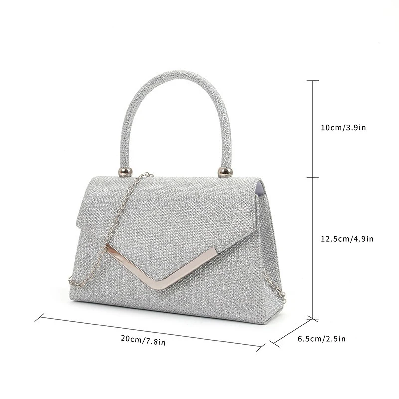 Tragbare Abendtaschen, Hochzeitstaschen, Crossbody-Clutch-Taschen und Damen-Abendkosmetiktaschen – Detail 6