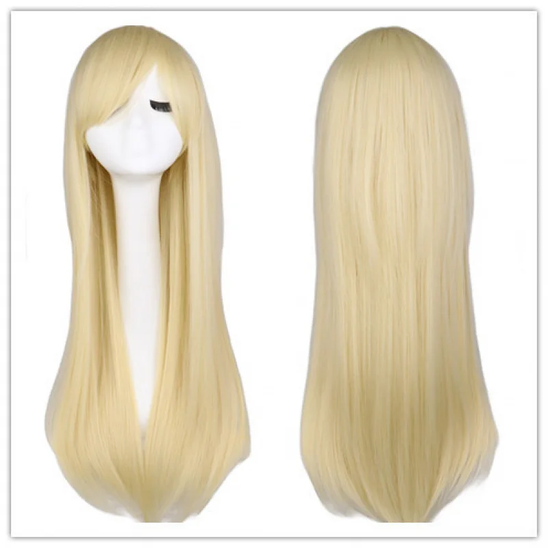 

Аниме-парик для косплея в стиле Чии из Angel Heart, длинный, молочно-русый, для вечеринок