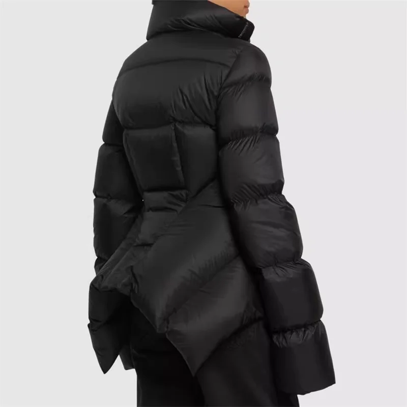 Women\'s winter down jacket 2024 High quality 90 white goose down filling Puffer coats Stand collar windproof and warm thick coat