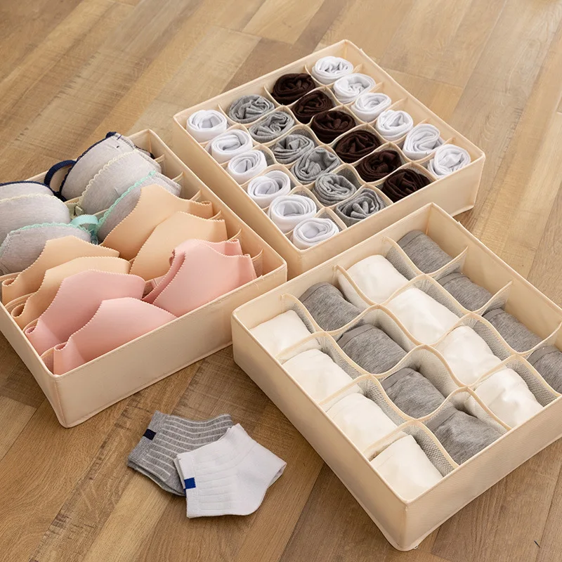 Underwear Bra Socks Storage Box Clothes Separator Box Cabinet Drawer Organizer Bra Belt Panties Organizer Box Wardrobe Organizer