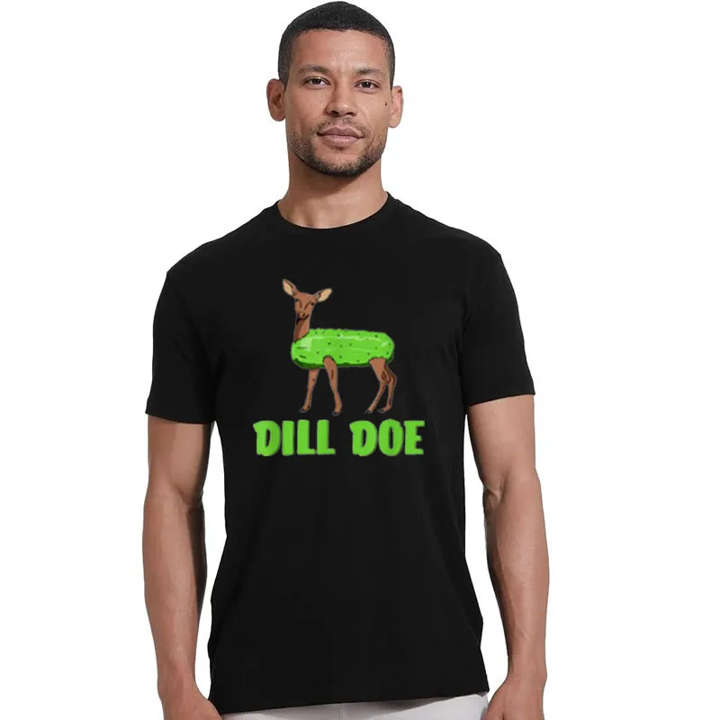 Dill Doe Divertente Umorismo per Adulti Divertente Natura Cervo Redneck T-Shirt Carino Umoristico Cacciatore per Adulti Novità Regalo Y2k Operaio della Costruzione Top