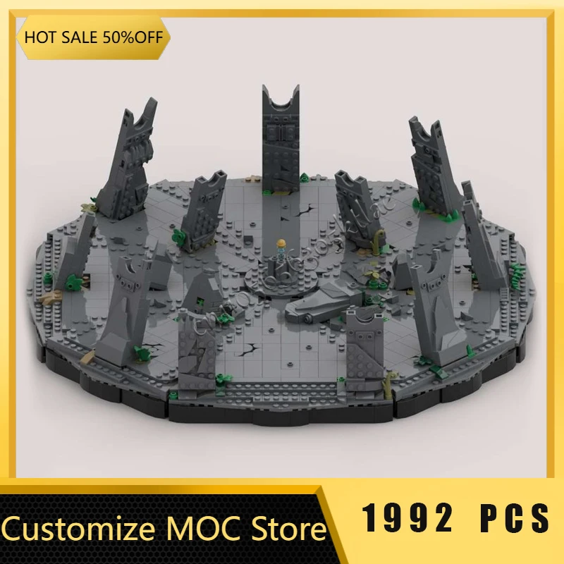 1992 قطعة تخصيص الطوب Seathos معبد Diorama MOC بنة نموذج الأطفال Diy بها بنفسك التعليمية مفاجأة اللعب هدايا عيد الميلاد #1