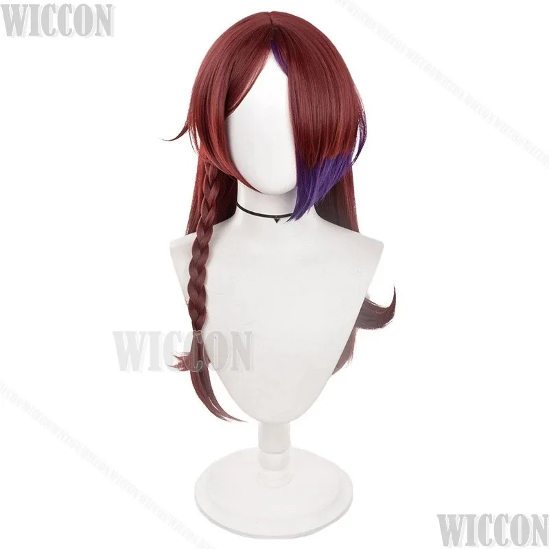 Chasca Spiel Genshin Impact Cosplay Kostüm Prop Red Braid Perücke Frauen Cowboy Hut Anzug Sexy Kleidung Halloween Party Roleplay Sets;