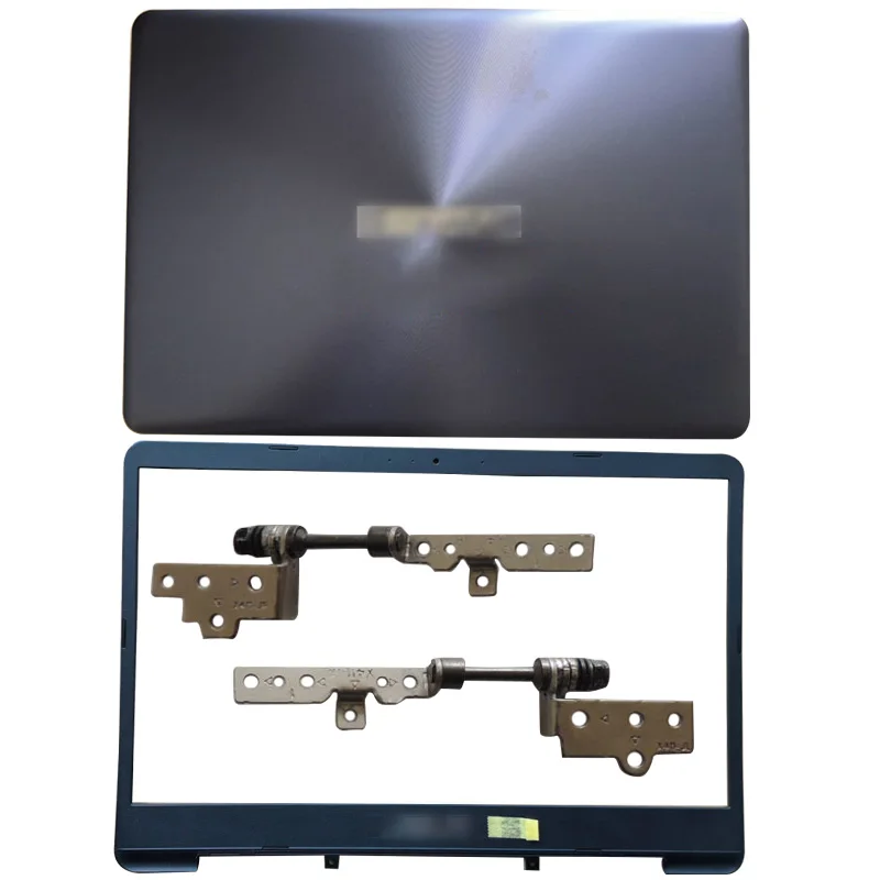 

NEW Laptop Case Non-Touch LCD Back Cover/Hinges For ASUS VivoBook X411 X411U UF UN UA Gold GrayBlue Notebook Computer Case