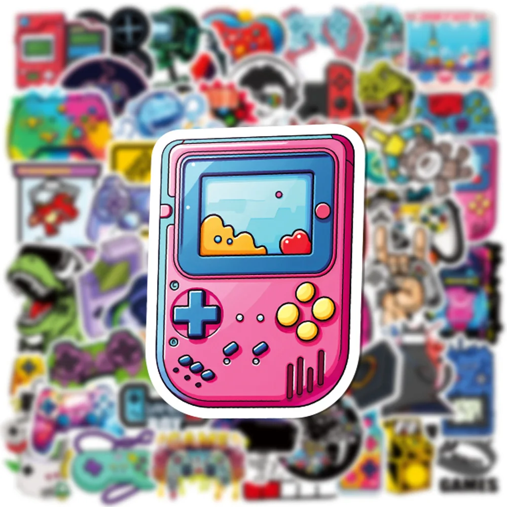 2024 New Game Controller Sticker Pack Cartoon Graffiti iPad Luggage Helmet Water Cup Guitar DIY Clipart Toy Decoration Wholesale