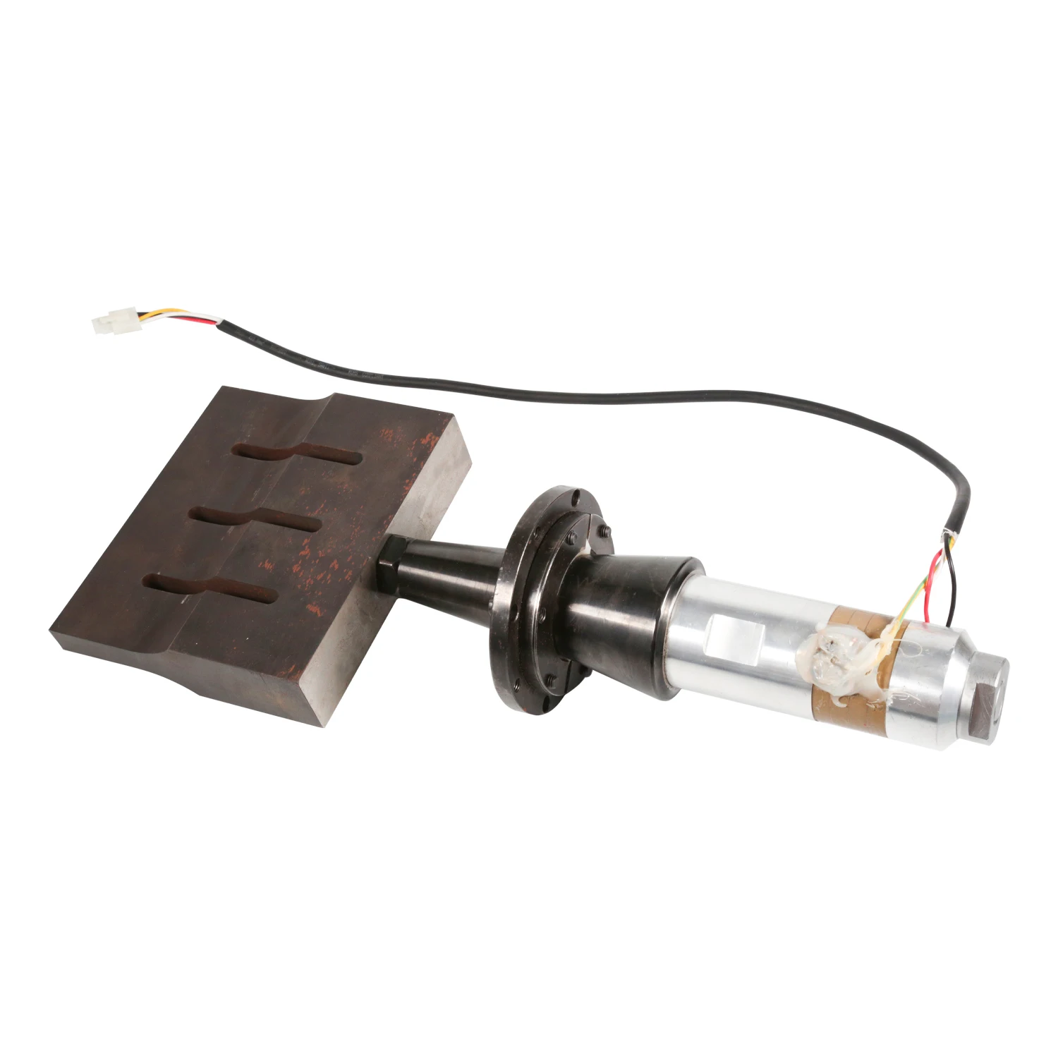 

Customized 15kHz 20kHz Piezo Ultrasonic Transducer with Weld Horn for Mask Welding Machine