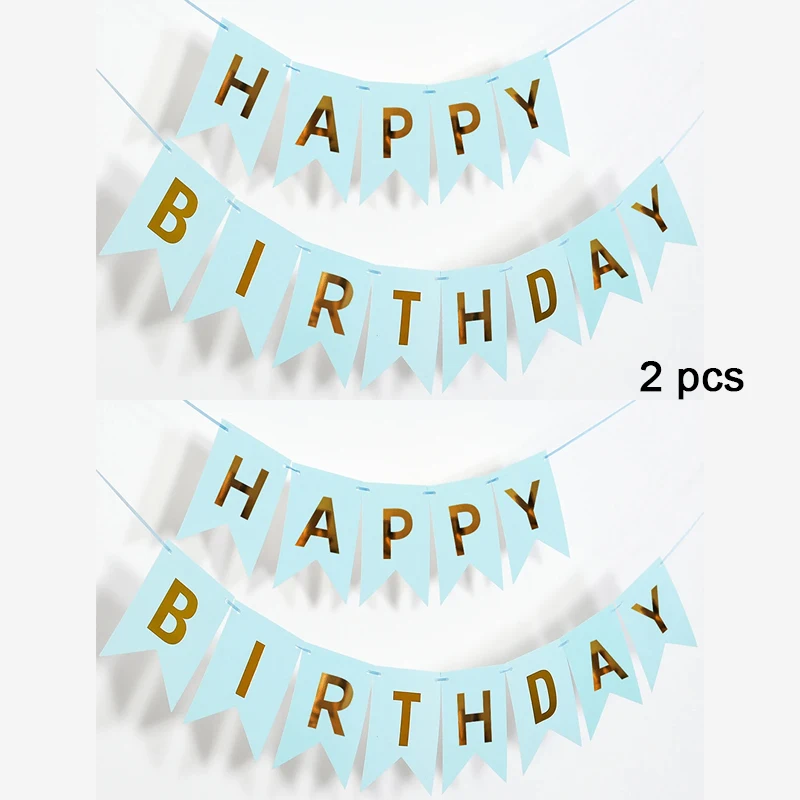 Alles Gute zum Geburtstag Luftschlangen Heißprägen Schwalbenschwanz Pull Flagge Wohnzimmer Garten Mall Café Kinder Geburtstag Party Dekoration Banner