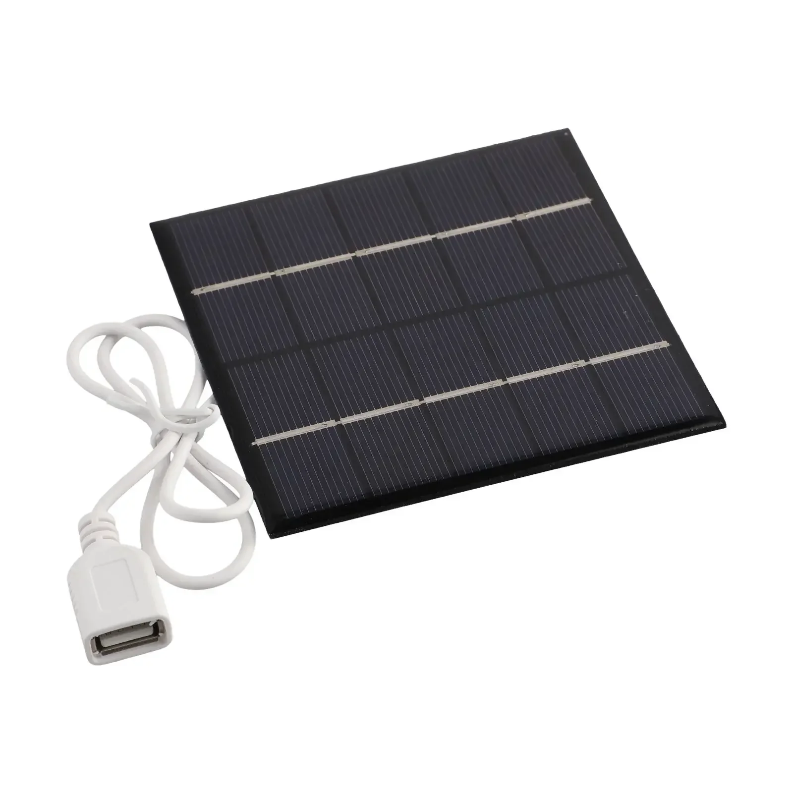 5W 5V Solar Panel Output USB Outdoor Portable Solar System Mobile Phone Chargers Polycrystalline Solar Battery Charger Panel