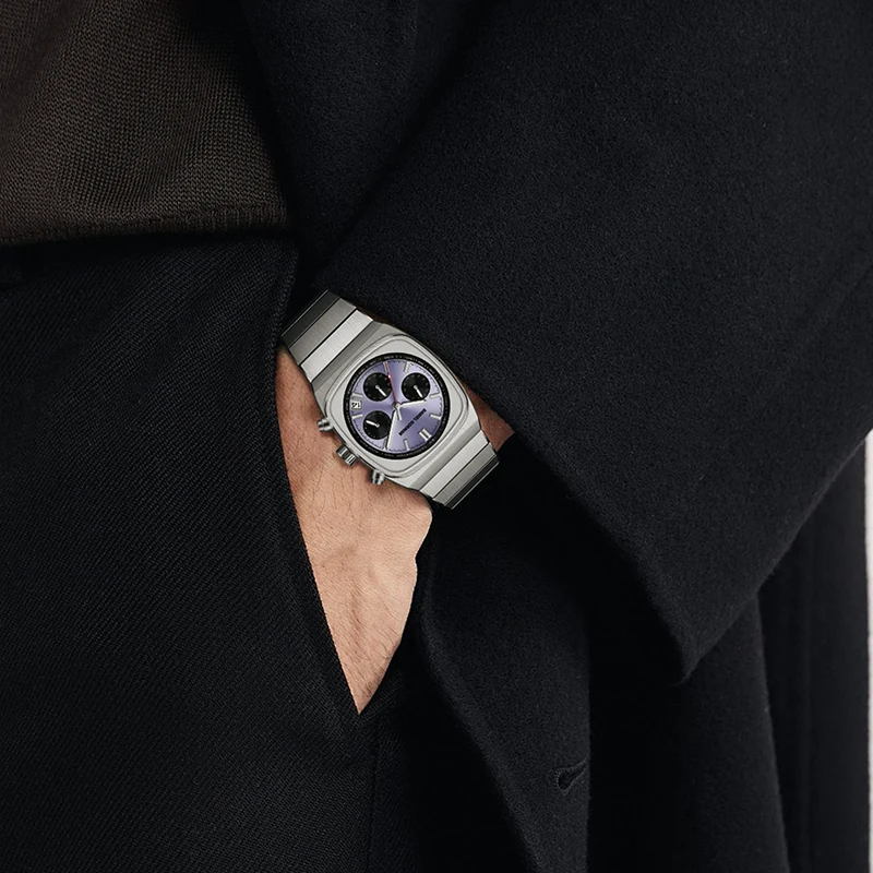 2026 وصول جديد دانيال جورمان ساعة كوارتز الياقوت الزجاج 5ATM مقاوم للماء 304 الفولاذ المقاوم للصدأ متأنق ساعة اليد