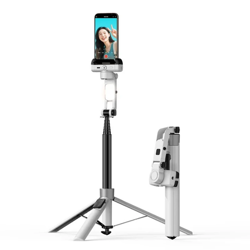 1.75M AI تتبع الوجه Gimbal يده إطلاق نار مستقرة ثنائي الغرض Selfie عصا 360 ° حامل هاتف دوار للبث المباشر #6