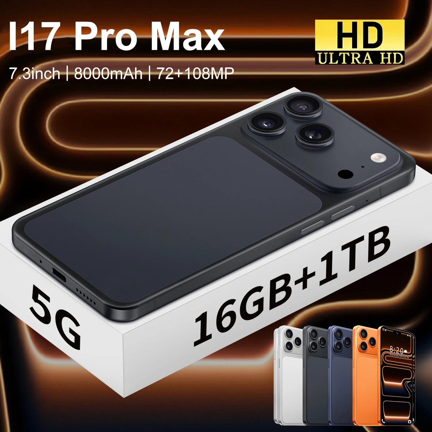 

2026 NEW HOT Silicone Case For i17 Pro Max 7.3 Inch High Quality Lite Moblie Phones Case Accessories Smartphone Shockproof Cover