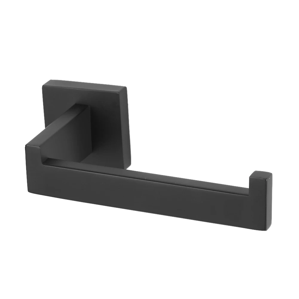 

Black Toilet Roll Paper Holder Wall Mounted Tissue Holder Stainless Steel Paper Organizer Towel Holder Toilet For Bathroom