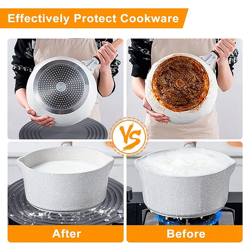 Heat Diffuser For Gas Stovetop Glass Cooktop, Aluminum Defrost Tray, Quick Thaw Plate For Freeze Meat,(9.4Inch)