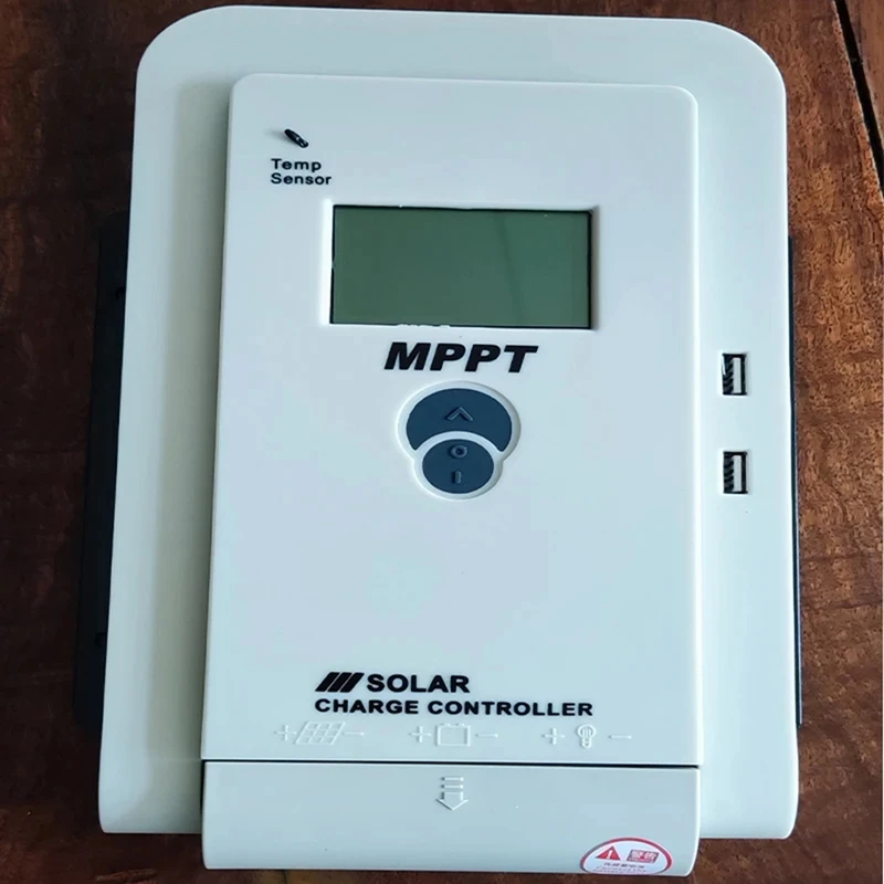 MPPT Solar Charge Controller With LCD Display PV Solar Regulator 12V 24V Auto Controller Dual USB For Solar Panel