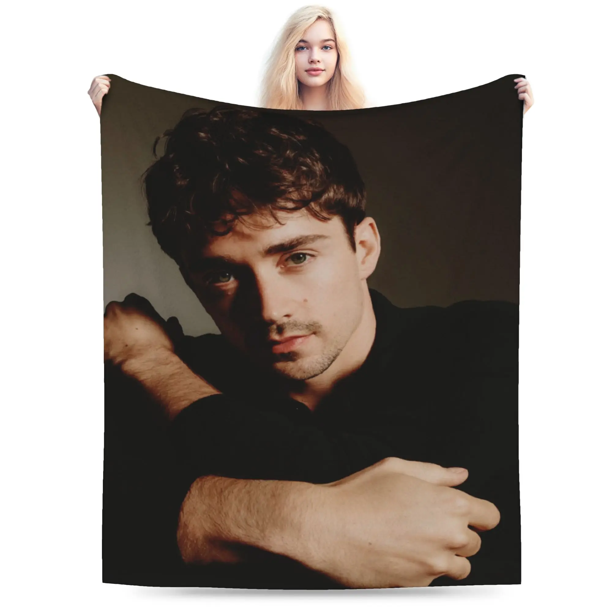 C-Charles L-Leclercs Blankets  Super Warm Fashion Plush Throw Blanket For Couch Bed Picnic Flannel Bedspread Bed Cover