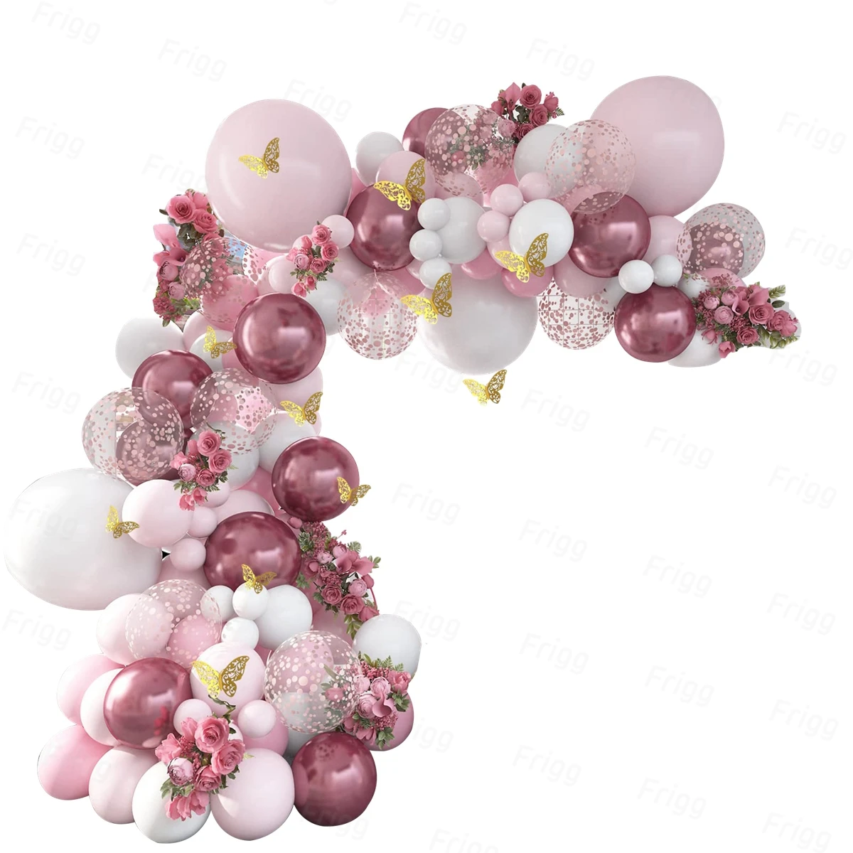 Macaron Pink Balloon Garland Arch Kit Wedding Birthday Party