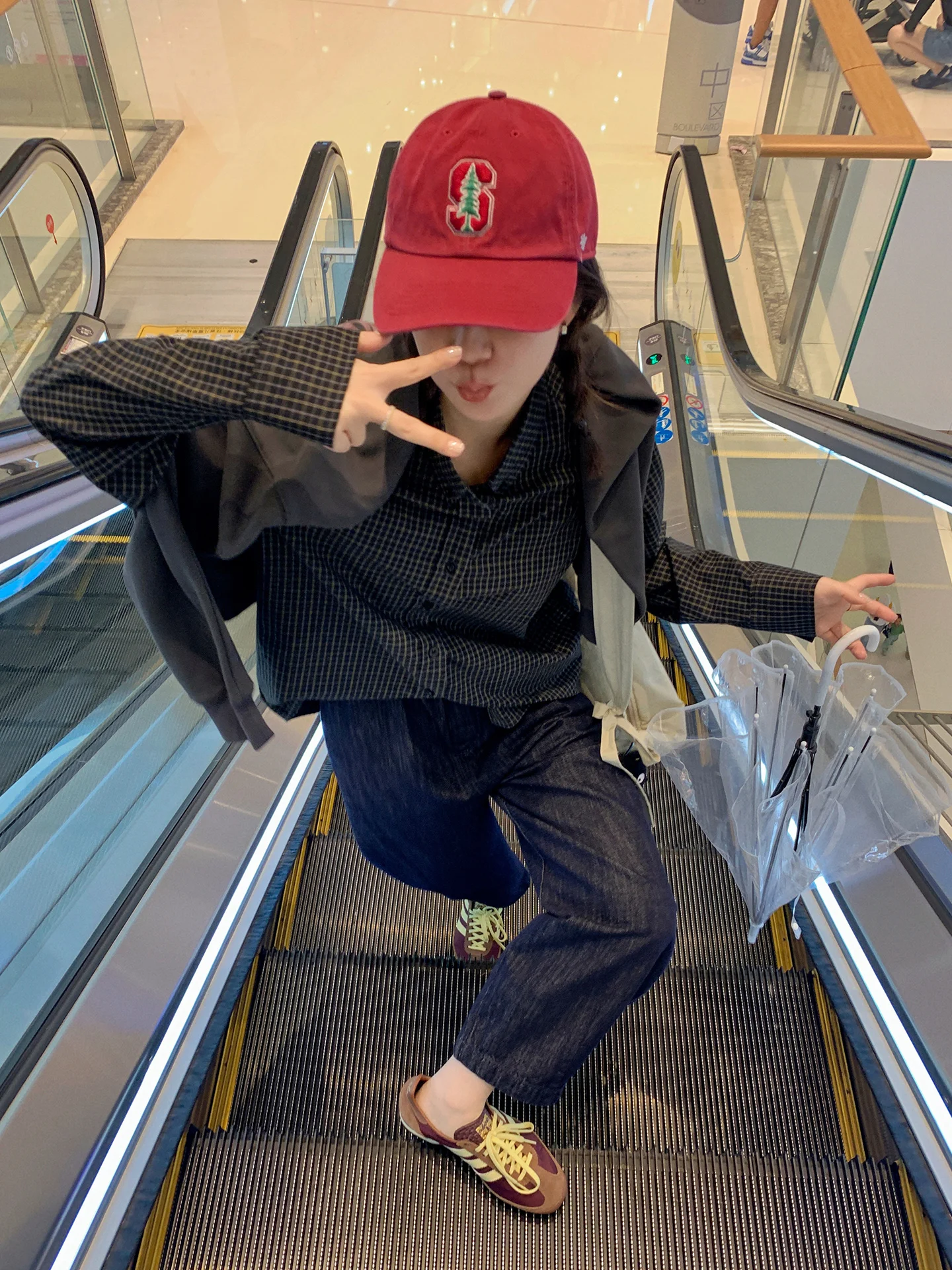 

Ribeelin Sisy Pure Cotton Long Sve Women's irt Vintage Plaid Versatile Commute Casual Loose Fit Autumn New Sle