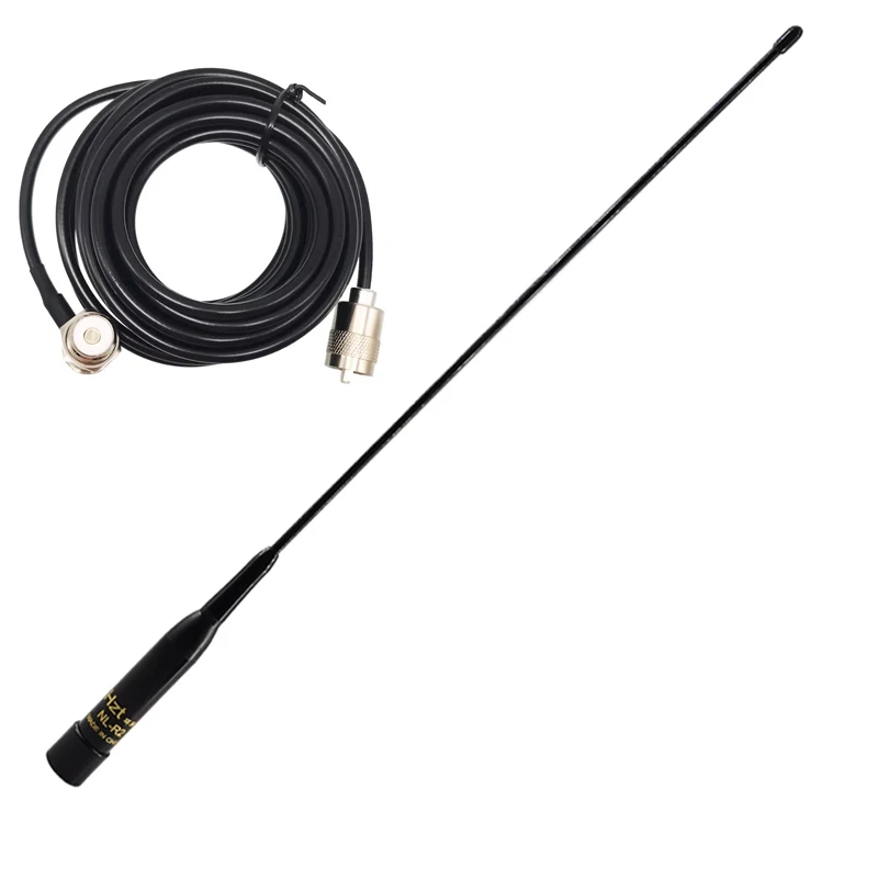 Nagoya-antena de Radio móvil para coche, dispositivo de doble banda de 144/430MHz, 2,15/3.0dBi, alta ganancia, NLR2, conector PL259, NL R2