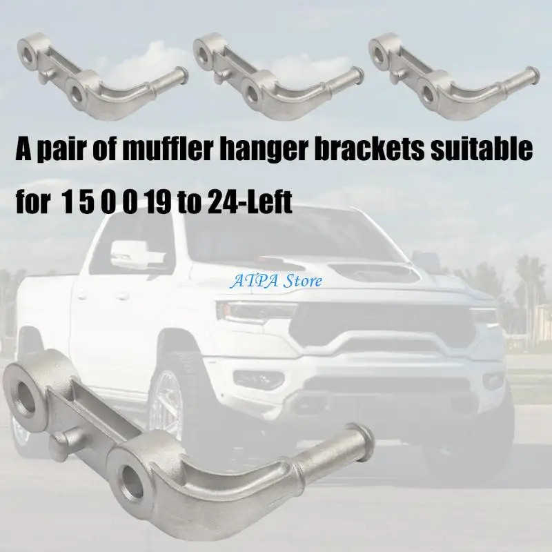 

U13C Easy Installation Rear Left Exhaust Muffler Bracket Assembly 68275662AB Replacement Muffler Support for 1500 19-24