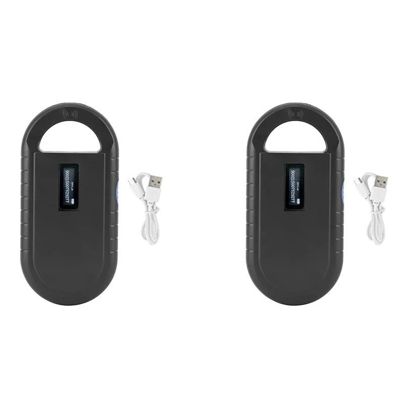 B27B 2X USB RFID Minichip portátil escáner para mascotas para animales Fdx-B ISO11784/5 Animal lector de identificación de mascotas Chip para perro gato caballo
