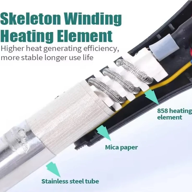 Hot Air Soldering Station Welding Station Repair 700W 220V BGA Rework Station Heat LED Digital Display EU Plug