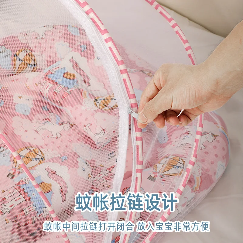 5 قطعة 85x55x10 سنتيمتر المحمولة حديثي الولادة بيونيك وسادة النوم فراش سرير سرير بيبي الطفل ناموسية طوال الموسم استخدام مجموعات الفراش #3