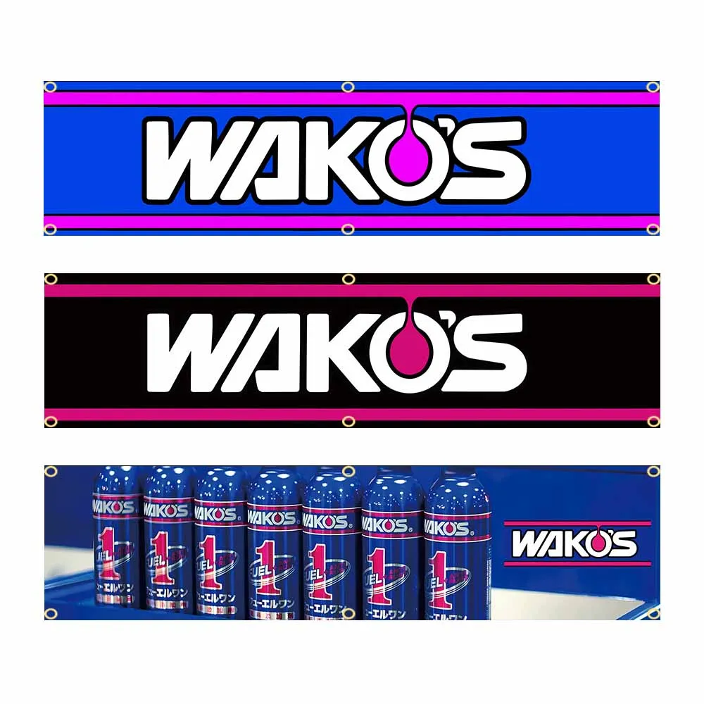 60x240 سنتيمتر ث-واكو العلم راية نسيج البوليستر المطبوعة العلم المرآب أو في الهواء الطلق للزينة #1