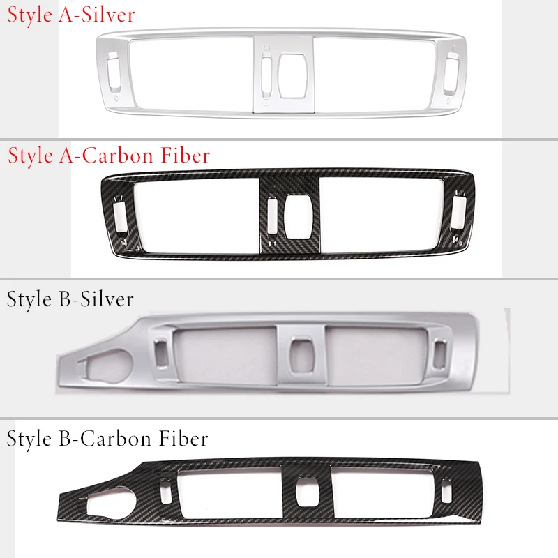 For BMW X3 F25 2011-2017 Car Interior Center Console Air Condition Air Vent Outlet Frame Cover Decor Trim Car Accessories