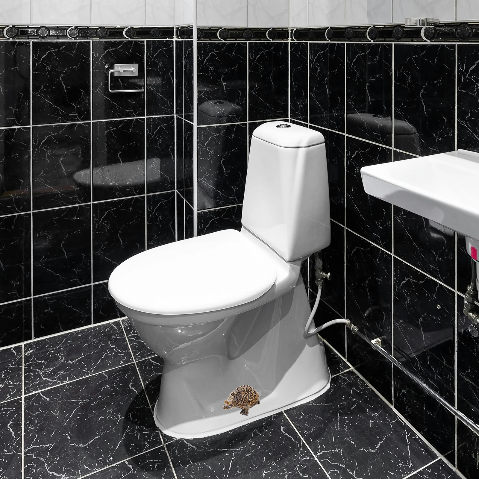 

2Pcs Toilet Bolt Caps Practical Push-on Bowl Covers Sturdy Long-Lasting Screw Protection for Office School Yard Use