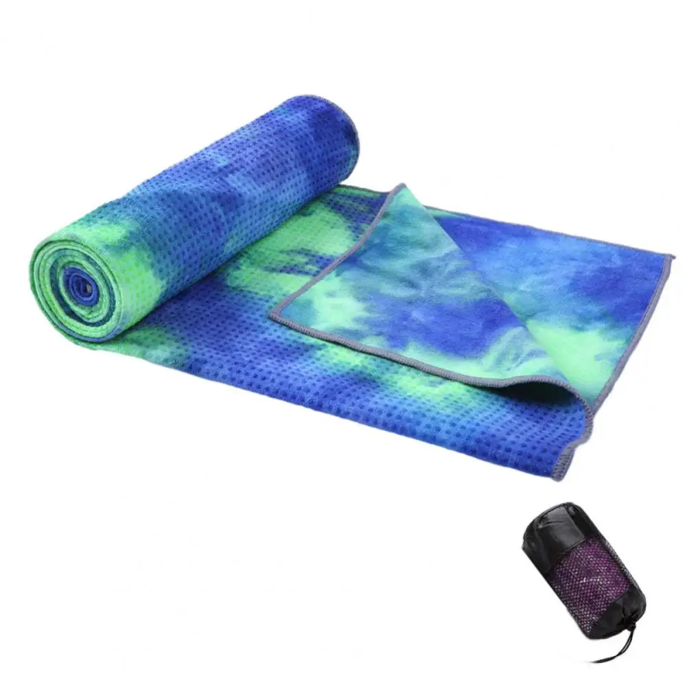 Workout Towel Quick-drying Yoga Towel Blanket with Anti-slip Grip Dots Extra Soft Superfine Fiber Yoga Towel for Gym