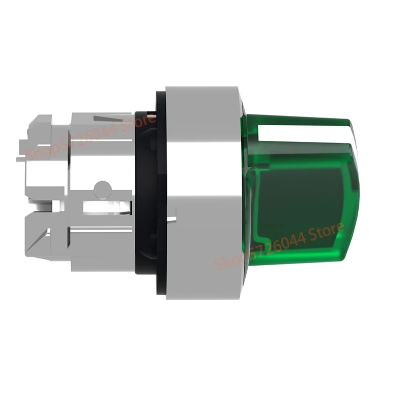 ZB4BK1333 Select switch head with light three position self-locking Knob switch green XB4