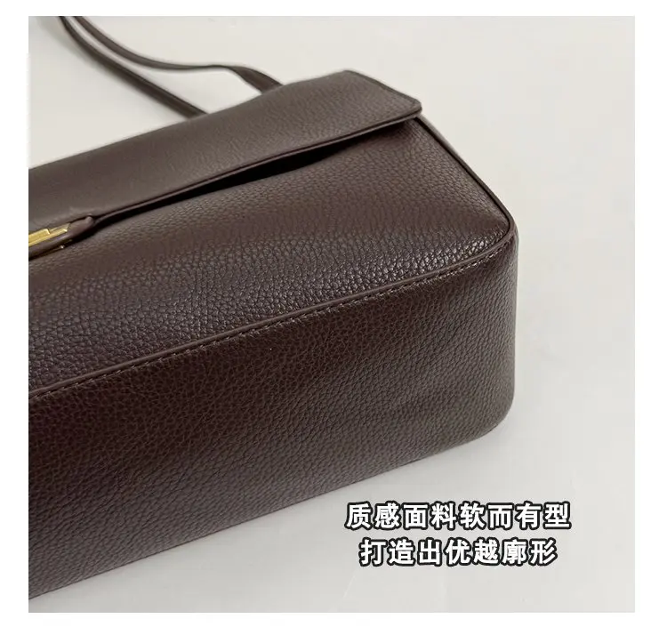 Bolso tipo cubo para mujer, diseño vertical de un solo asa, tapa abatible ancha, diseño sencillo y elegante, adecuado para adultos de 20 a 60 años.