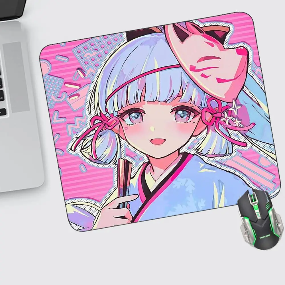 

Genshin Impact Mouse Pad Small Gaming Accessories Keyboard Computer Offices Desk Mat Pc Gamer Non-slip Rubber Mousepad