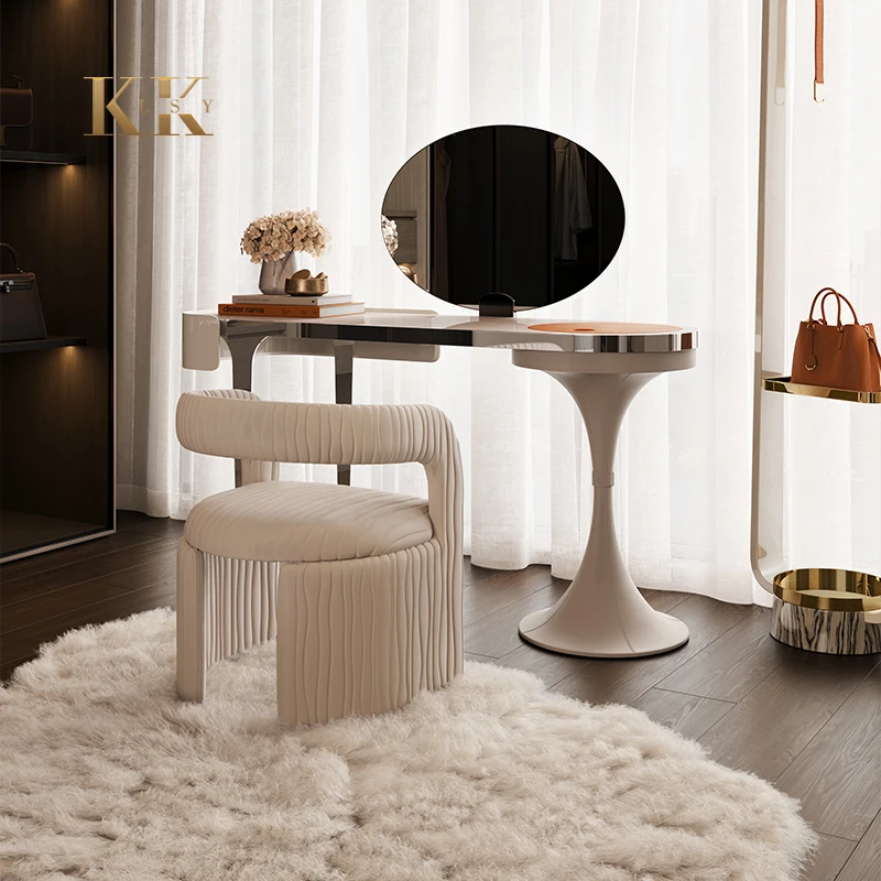Organizer Luxury Vanity Table Dressing Table Modern Nail Dressing Table Comfortable Beauty Penteadeira Postmodern Furniture