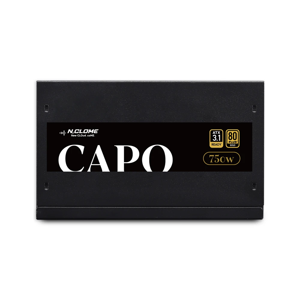 Encloum Capo 750W 80Plus Gold Full Modular Atx 3.1 Black Computer Power Supply Power Supply Unit