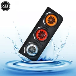 24V Trailer Taillight LED Truck Rear Lights Flashing Turn Signal Brake Light Strobe Reversing Light Cargo Tail Lamp