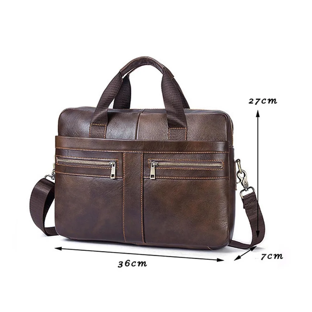 Business Men'S Briefcase Premium Large Capacity Shoulder Bag For Work Travel Laptop Storage Men Handbag Men Shoulder Bag