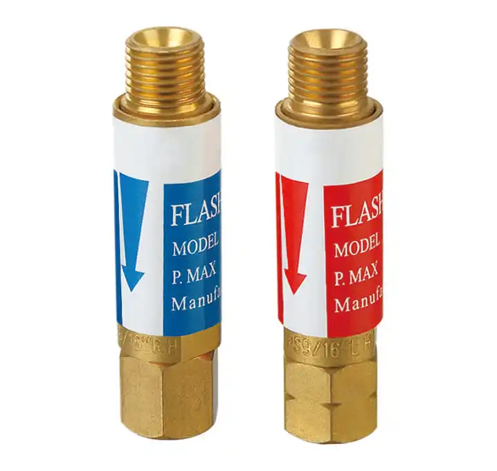

UWELD H188 Flashback Arrestor для ручки фонаря, латунный материал и ацетиленовый газ