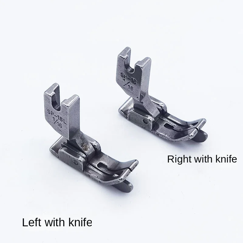 Spare parts for industrial sewing machine computer flat car cutting line press stop SP-18 left and right guard edge press feet