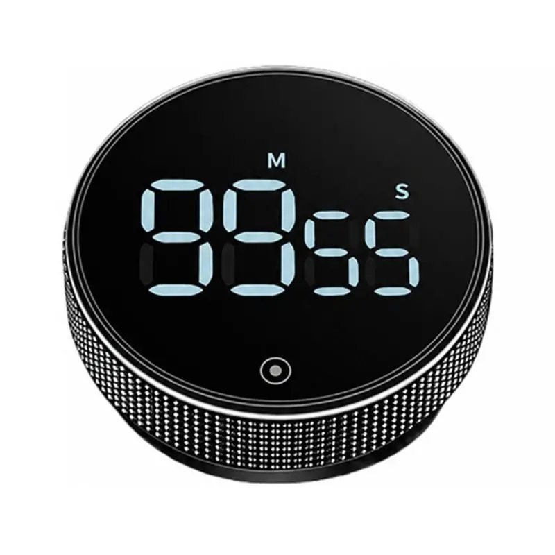Rotary Timer Kitchen Round Magnetic Timer Back Bracket Design Watch Cooking Shower Reminder Clock Home Accessory Stopwatch