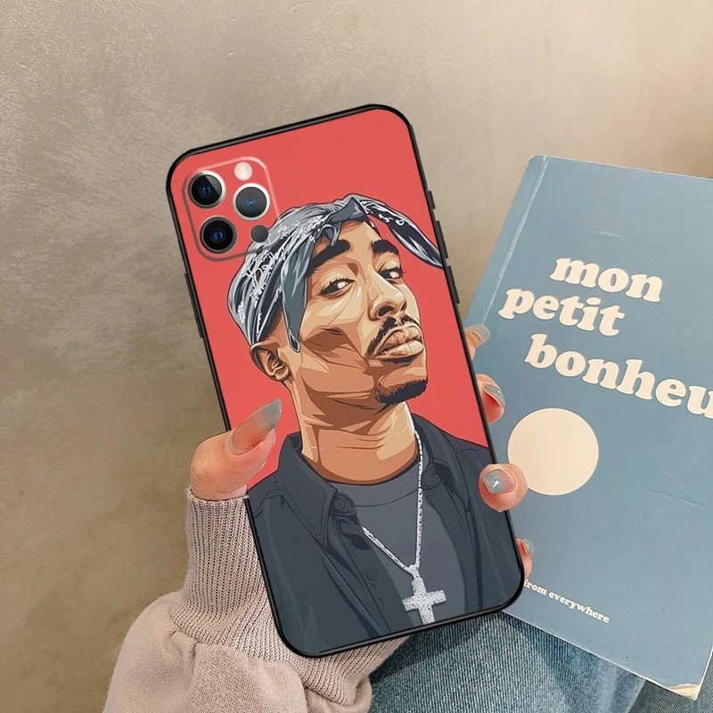 مغني الراب 2pac المغني توباك جراب هاتف آيفون 17 برو ماكس غطاء كوكه آيفون 17 الهواء 17 برو كابا