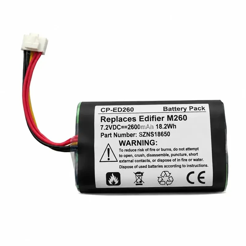 [SZNS18650] for Rambler Edifier M230 M260 M380 Bluetooth Speaker Battery Replacement Rechargeable Li-ion Cell High Capacity